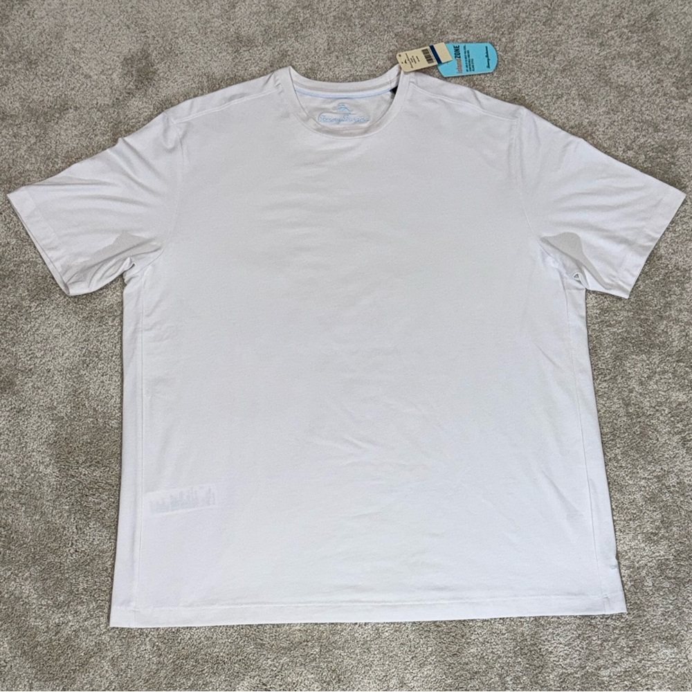 Men’s Tommy Bahama Tropicool IslandZone T-Shirt, XL, White, NWT